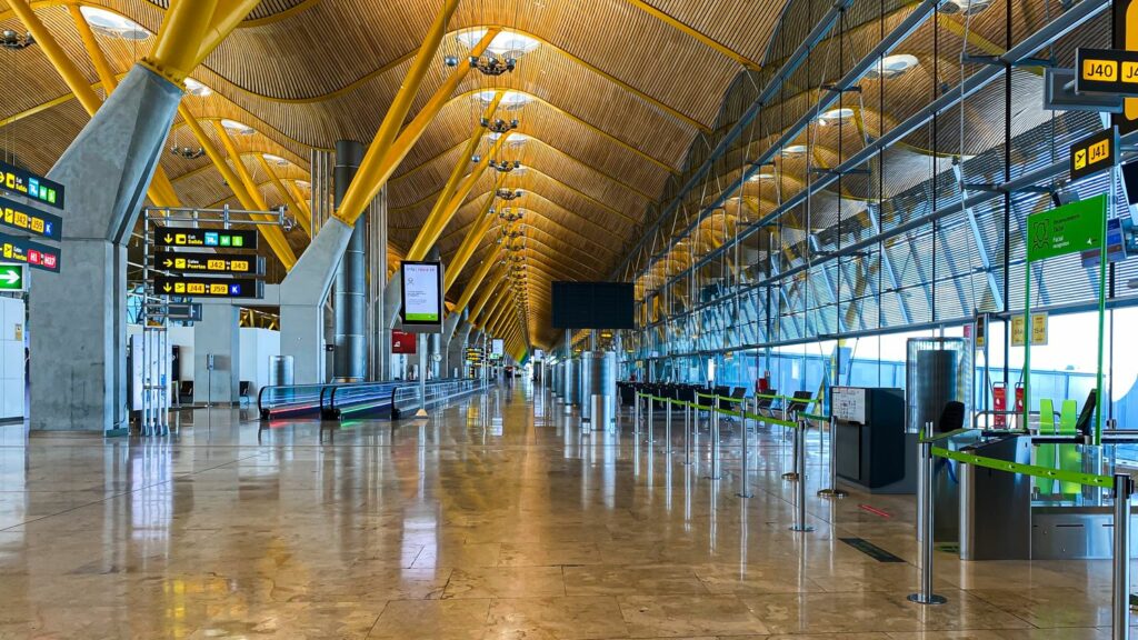 Aéroport international Adolfo Suarez Madrid-Barajas (Madrid, Espagne)
