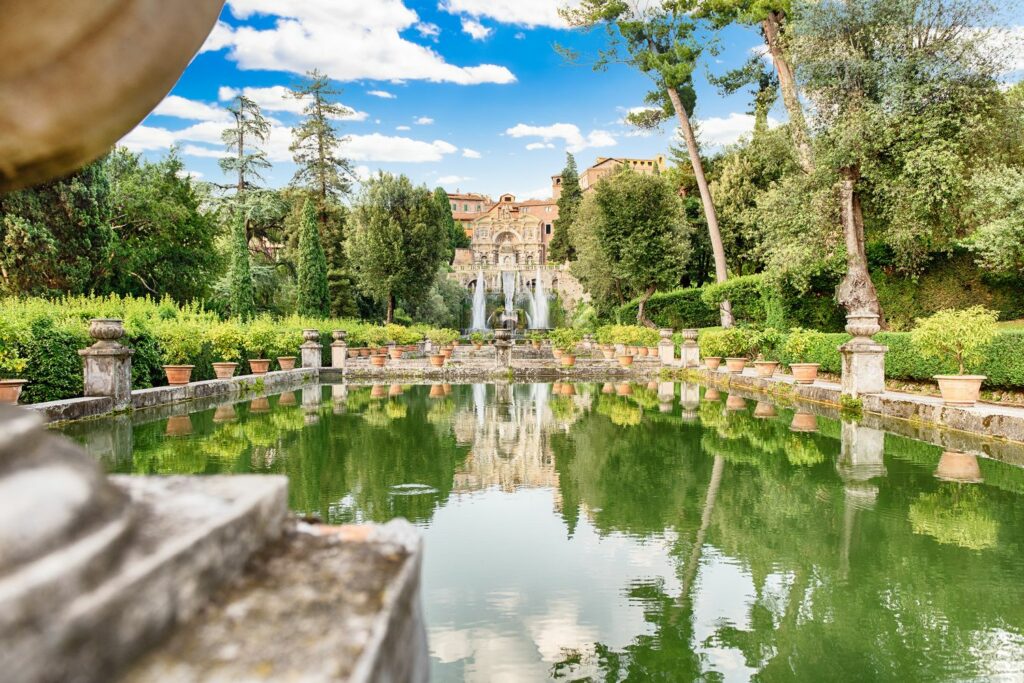 Jardins de la Villa Este, Tivoli, Italie