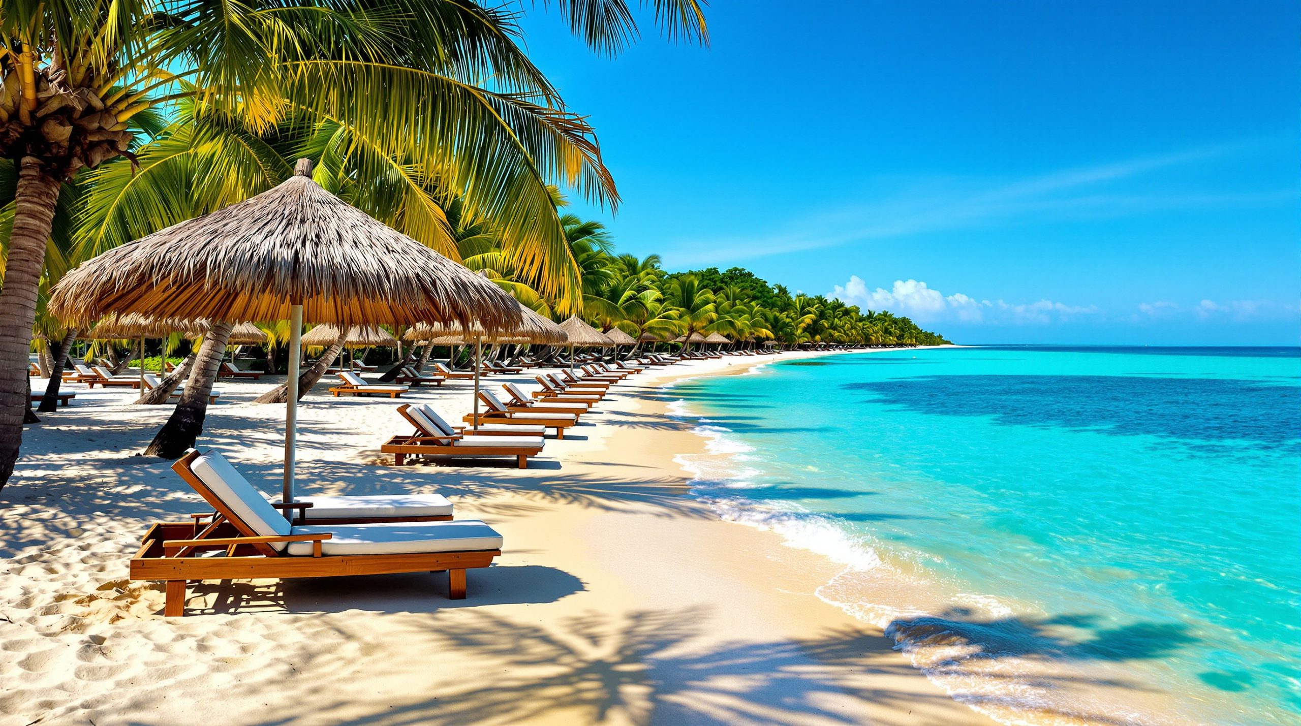 Plage tropicale paisible