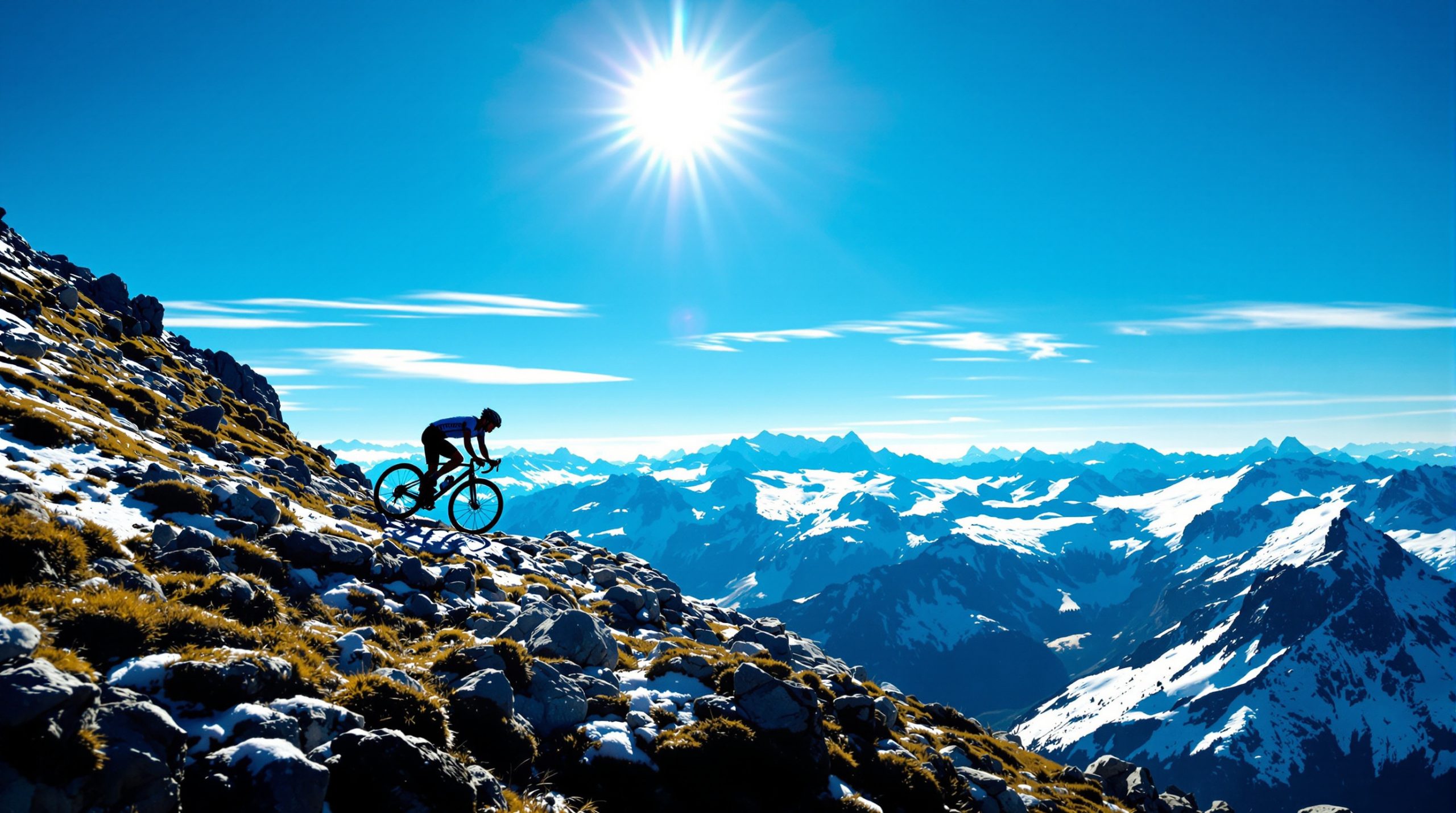Cycliste-col-Galibier-Alpes