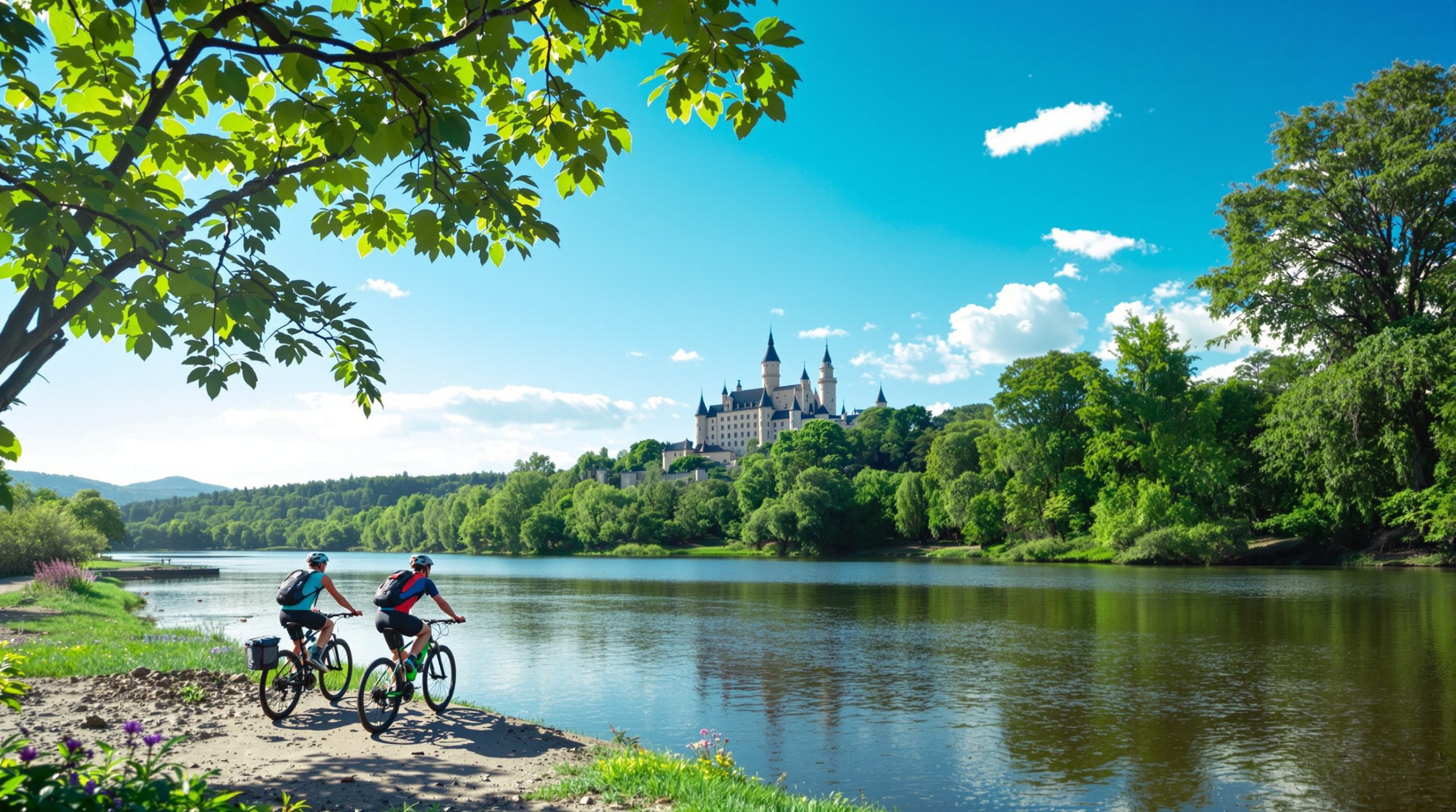 cycliste-riviere-chateau