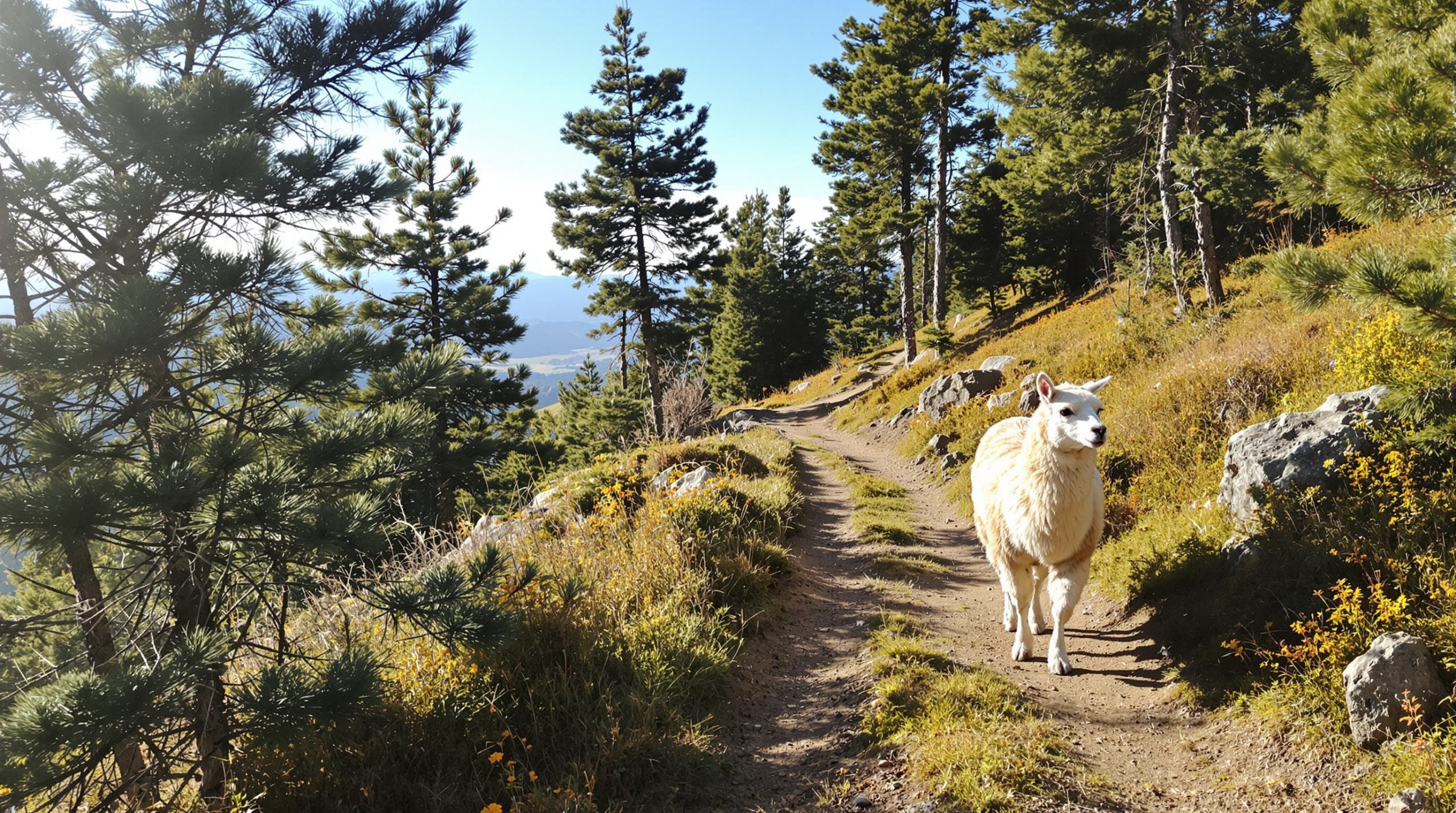 Sentier_de_lama_alpin