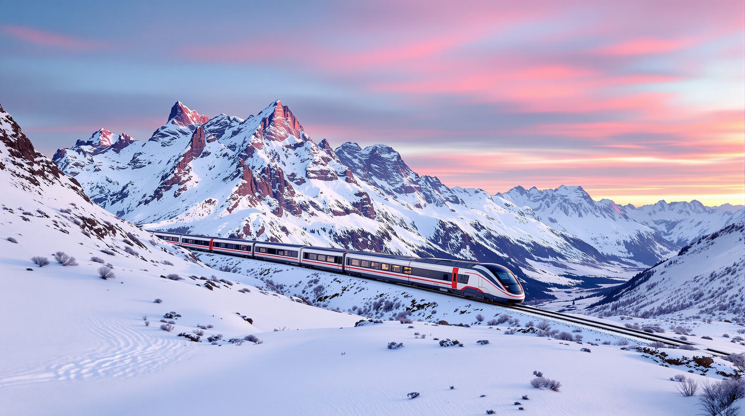 Traversée des Alpes en train