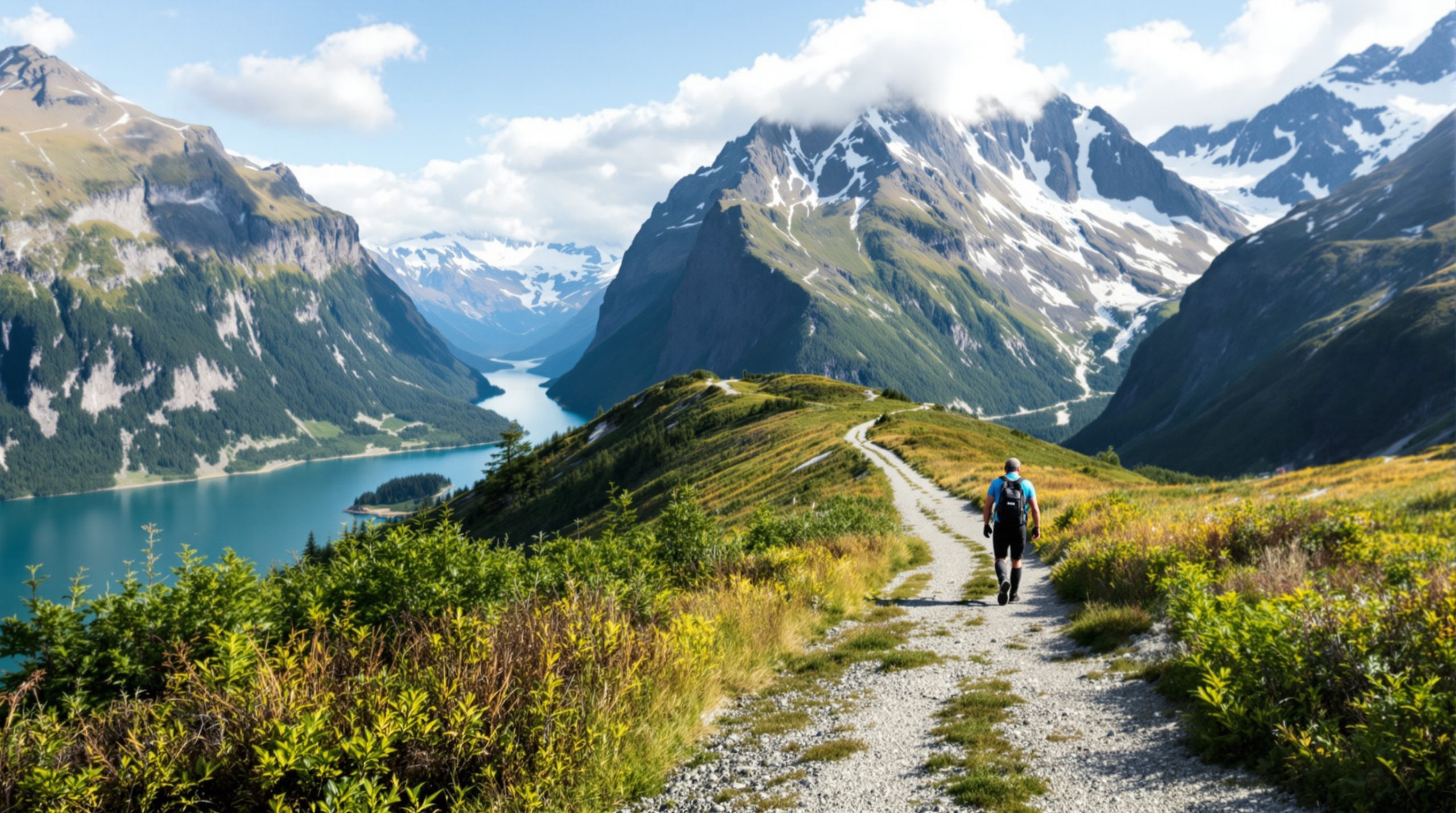 Randonneur_fjords_Oldedalen