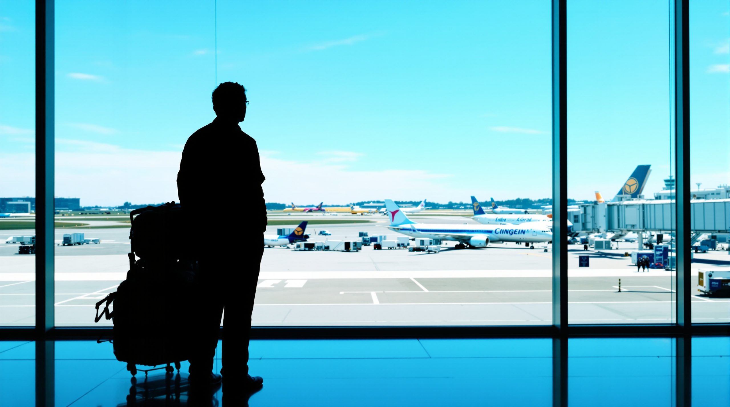 Attente à l'aéroport.