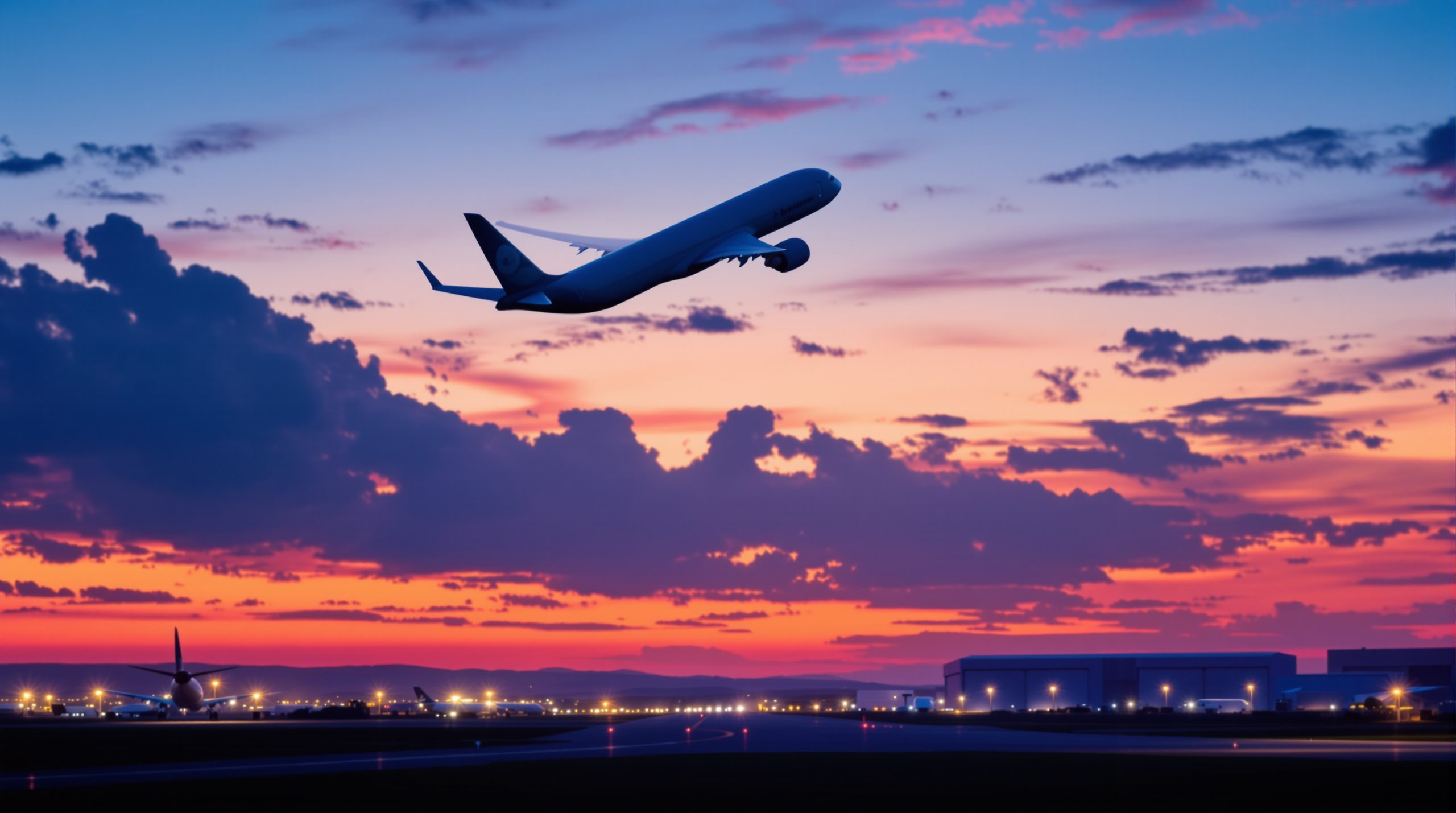 envol-avion-crepuscule-aeroport