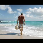 voyageur-plage-ensoleillée